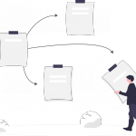 Digital records illustration